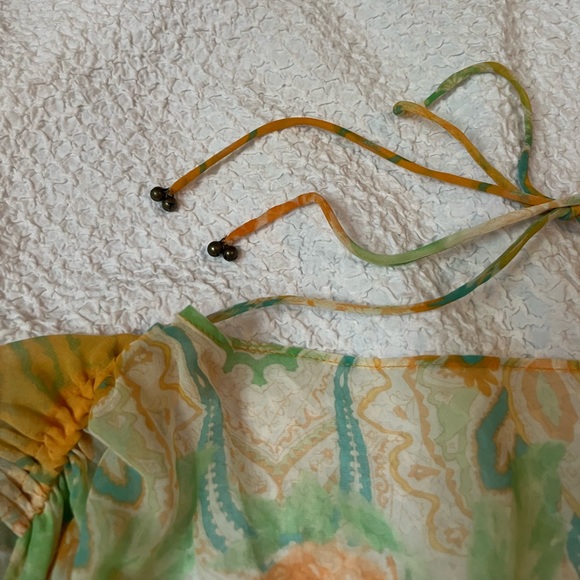 FREE PEOPLE TIE BACK SHEER TUNIC - Picture 6 of 7